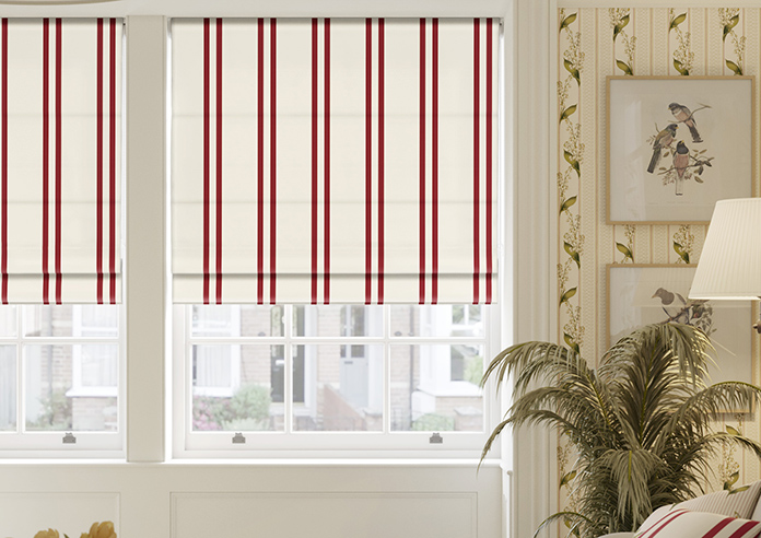 Winnies Stripe, Pillbox - Twist&Fit Roman Blind - Image 3
